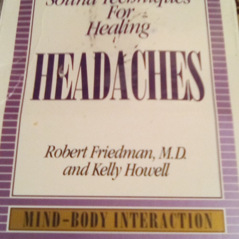 Sound Techniques for healing headaches audio cassette  new sealed in box